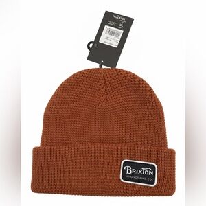 Brixton Rust Orange Grade Beanie - NWT